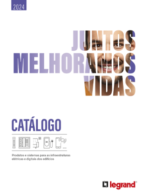 Catálogo geral Legrand com soluções de material eléctrico e domótica